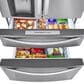 LG 30 Cu. Ft. Smart Wi-Fi Enabled Refrigerator with Craft Ice™ Maker in Stainless Steel, , large