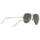 Rayban Glasses Aviator Classic Sunglasses with G-15 Green Lenses in Polished Arista Gold, , large