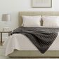 Timberlake 60" x 70" Faux Fur Throw Blanket in Gray, , large