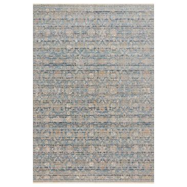 Loloi Claire CLE-03 5"3" x 7"9" Ocean and Gold Area Rug, , large