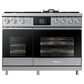 Dacor 48" Professional Dual Fuel Range in Graphite Stainless Steel, , large