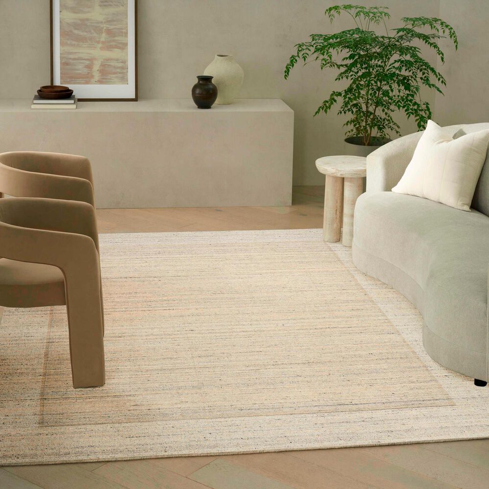Nourison Ridge Ivory 9'9" x 13'9" Area Rug, , large