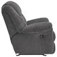 Ashley Foreside Manual Rocker Recliner in Charcoal, , large