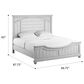 Emerald Home Furnishings New Haven Queen Panel Bed in Oyster Shell, , large