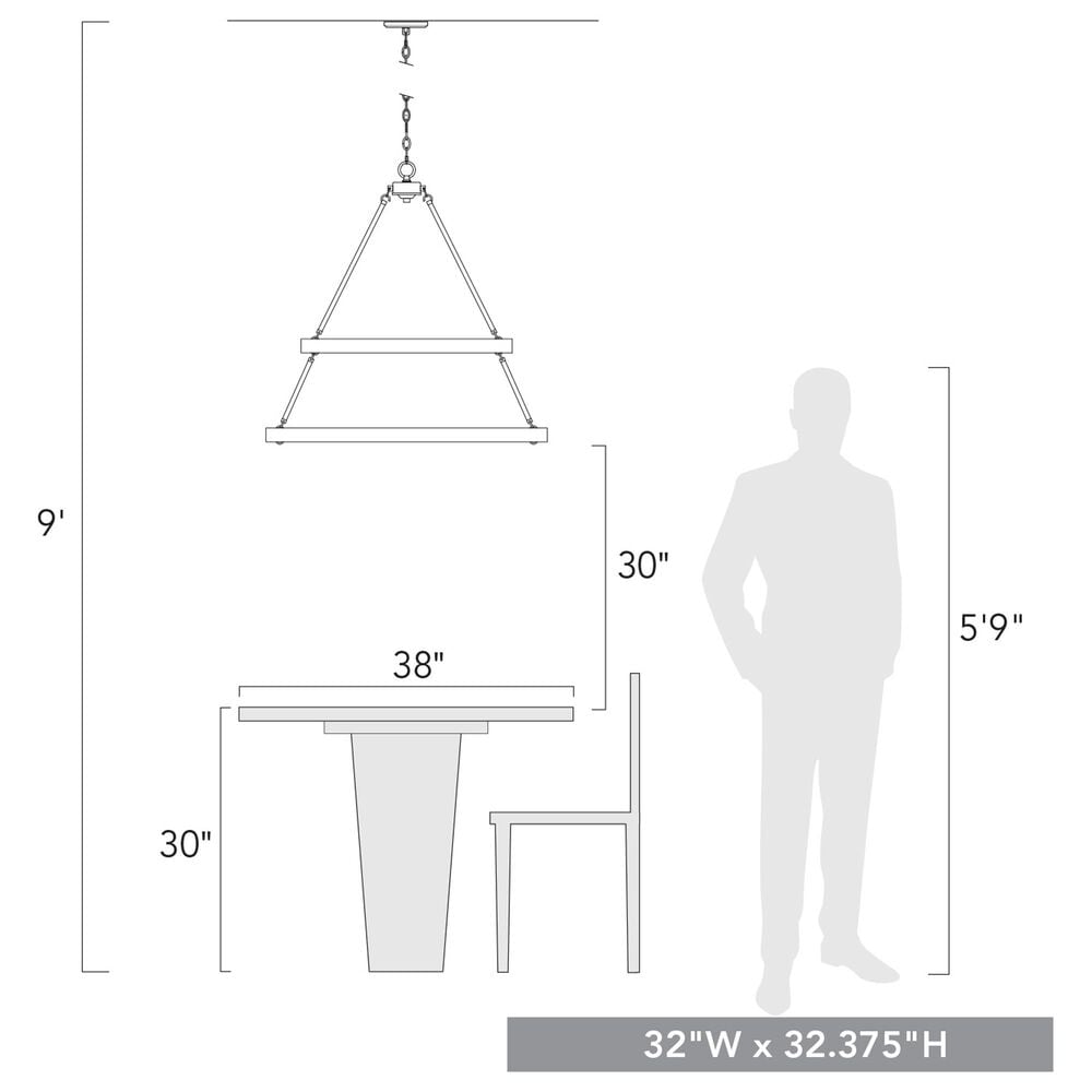 Golden Lighting Castile 15-Light Chandelier in Matte Black, , large