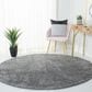 Safavieh August Shag AUG522G 6"7" Round Grey Area Rug, , large