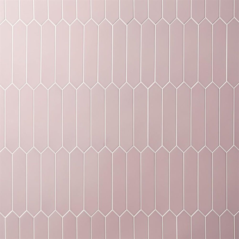 Soho Studio Clark Pink 2.6" x 13" Ceramic Tile, , large