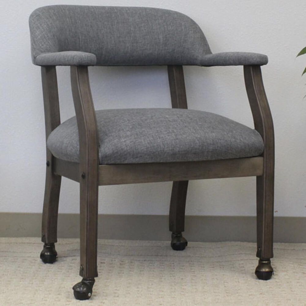 Regal Co. Boss Captain Chairs in Slate Grey, , large