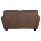 Chateau D"ax Leather Stationary Loveseat in Aline Africa, , large