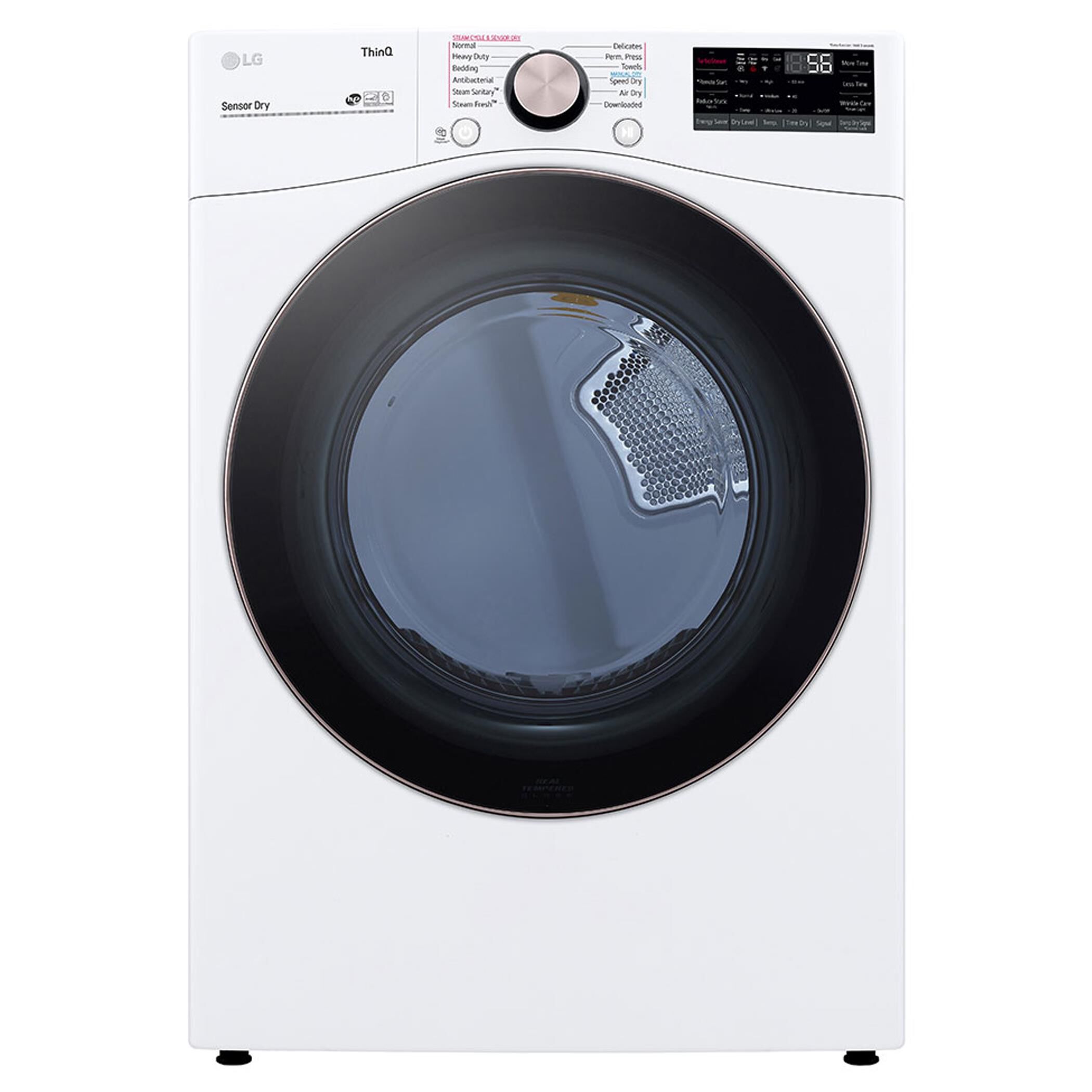 Lg 4.5 cuft front load washer and 7.4 cuft gas dryer with wifi capability with optional pedestals online