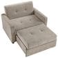 Steve Silver Convertible Sleeper Chair in Tan, , large