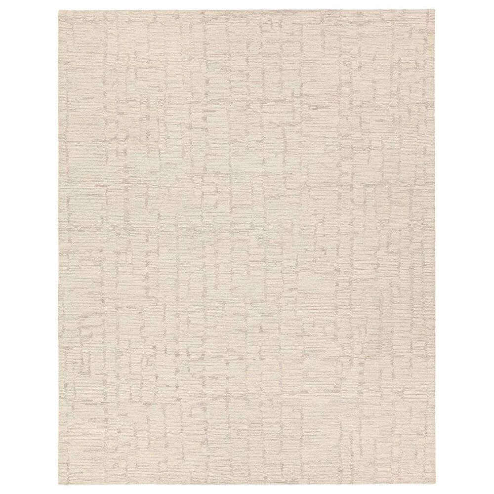 Jaipur Labyrinth Herculean 5" x 8" Feather Gray and Oyster Gray Area Rug, , large
