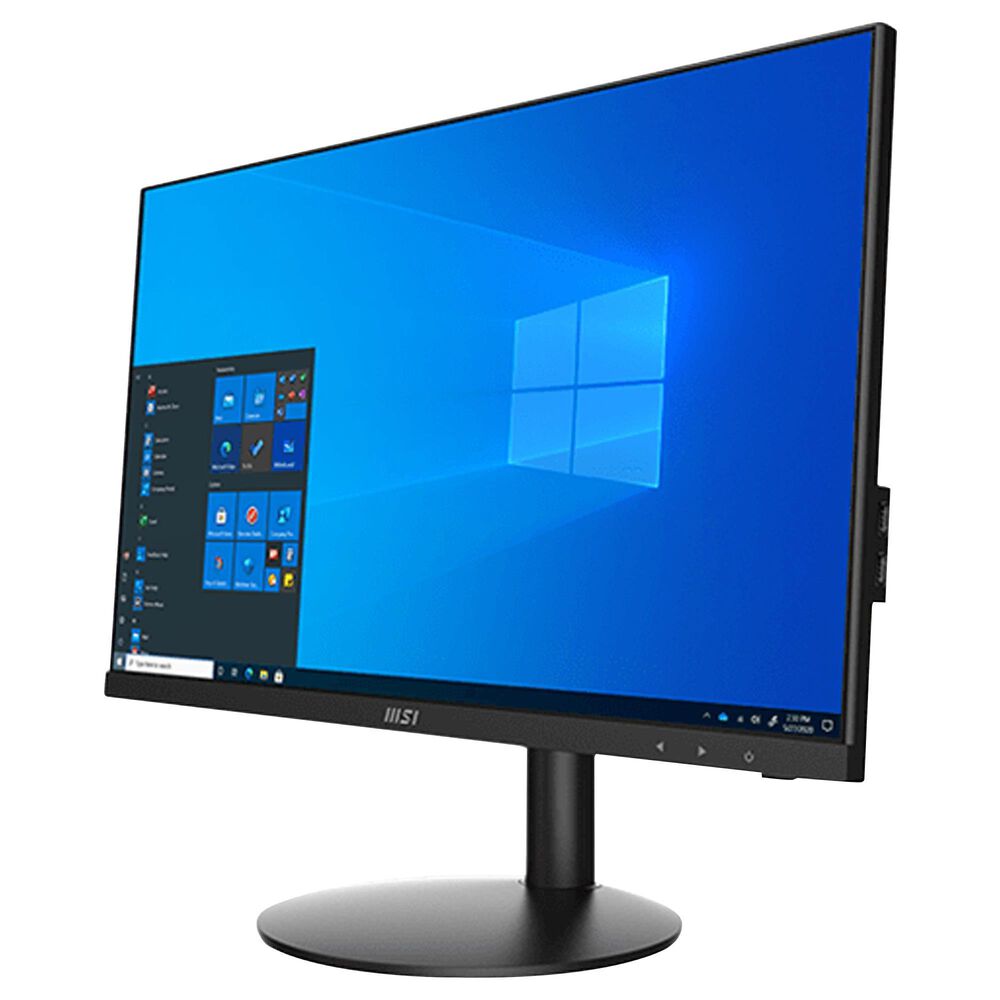 Msi 23 8 All In One Desktop Core I7 16gb Ram Intel Uhd Graphics 730 500gb Ssd In Black Nebraska Furniture Mart