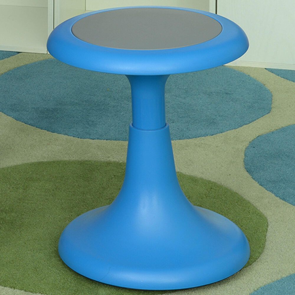 Regency Global Sourcing Glow 15" Wobble Stool in Blue, , large