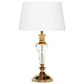 Maple and Jade Table Lamp in Shiny Gold and Clear, , large