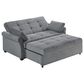 Lifestyle Solutions Hampton Queen Convertible Sofa in Grey, , large