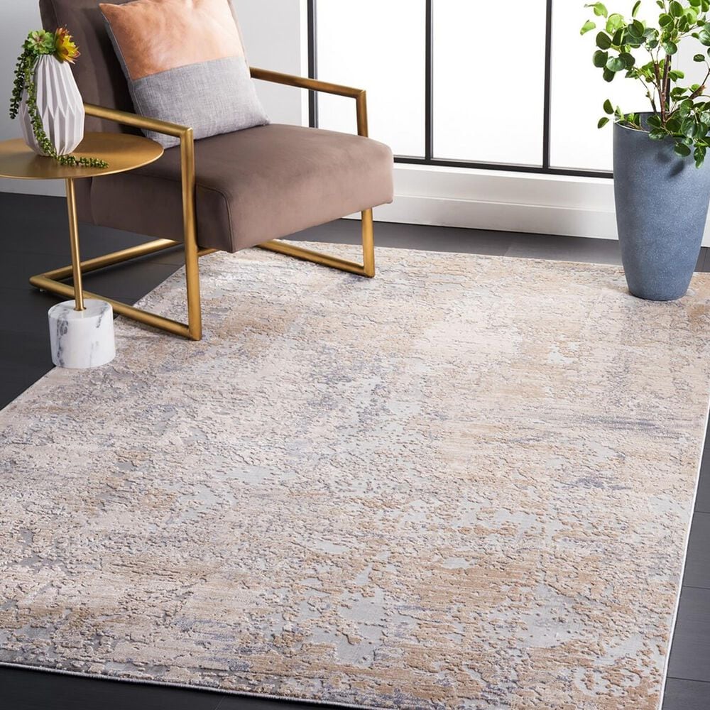 Safavieh Invista 5&#39;3&quot; x 7&#39;6&quot; Grey and Cream Area Rug, , large