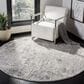 Safavieh Invista INV413G 6"7" Round Grey and Ivory Area Rug, , large