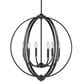 Golden Lighting Colson 6-Light Chandelier in Matte Black, , large