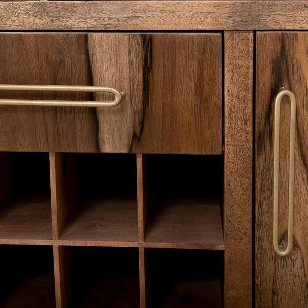 Fallridge Balam Home Bar in Brown, , large