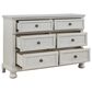 Ashley Robbinsdale 4-Piece Full Storage Bedroom Set in Antique White, , large