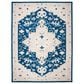 Safavieh Micro-Loop 9" x 12" Navy and Ivory Area Rug, , large