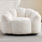 Hearth and Haven Lotus Bean Bag Chair with Pull Ring in White, , large