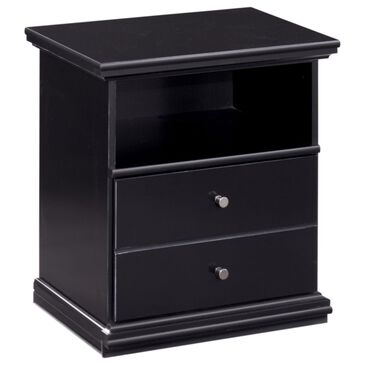 Signature Design by Ashley Maribel 1 Drawer Nightstand in Black, , large