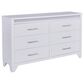 Ashley Jarlee 4-Piece Queen Upholstered Bedroom Set in White, , large
