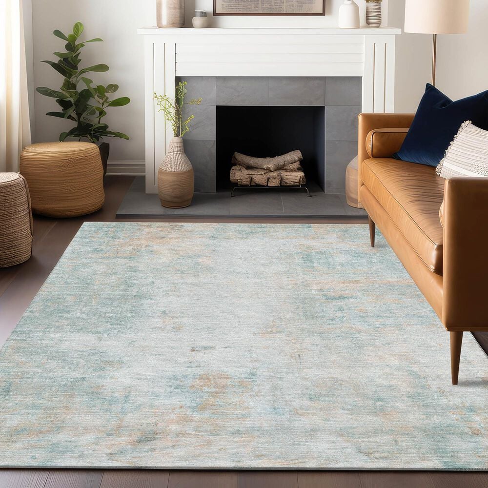Dalyn Rug Company Ravenna RN1 9&#39; x 12&#39; Seafoam Area Rug, , large