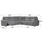 Ashley Modmax 5-Piece Power Reclining Curved Sectional in Salt and Pepper with USB Ports, , large