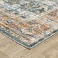 Oriental Weavers Charleston Distressed CHA06 7"6" x 10" Blue Area Rug, , large