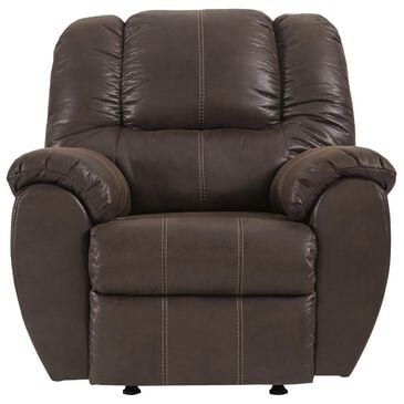 Ashley McGann Manual Rocker Recliner in Walnut, , large