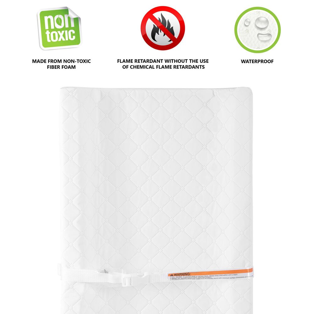 Evolur Contour Changing Pad in White, , large