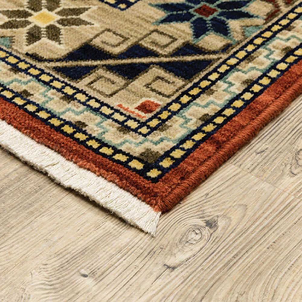 Oriental Weavers Lilihan Medallion 5504P 2&#39; x 3&#39; Red Scatter Rug, , large