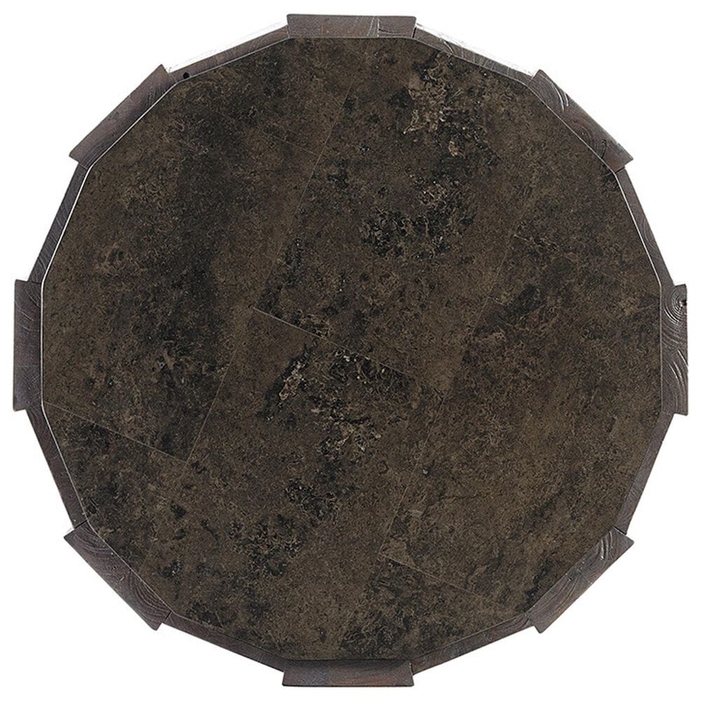 Lexington Furniture Cypress Point Everett Round End Table in Dark Pewter Gray, , large