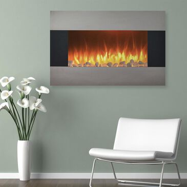 Timberlake 36" Stainless Steel Fireplace, , large