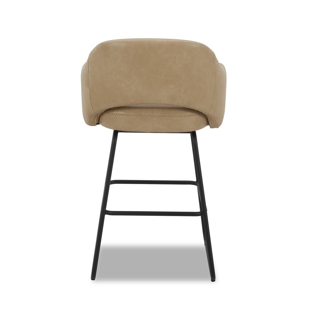 Kuka Home Lachlan Counter Chair in Brown, , large