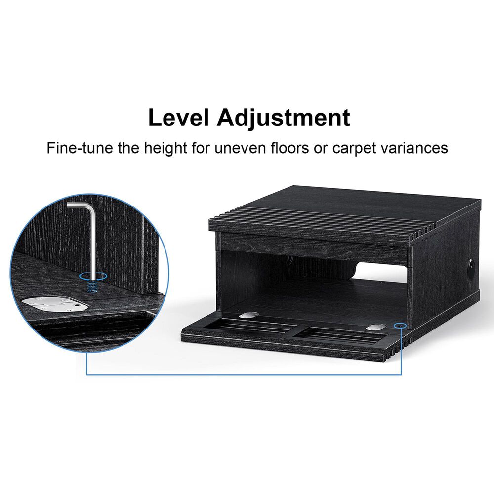 ErgoAV Modular Soundbar Cabinet in Black, , large