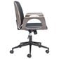 Zuo Modern Ali Office Chair in Black and Brown, , large