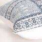 Rizzy Home 20" x 20" Down Filled Floral Throw Pillow in Blue and Neutral, , large