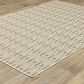 ROW by Oriental Weavers Zarina ZAR03 Beige and Ivory 3"3" x 5" Indoor/Outdoor Area Rug, , large