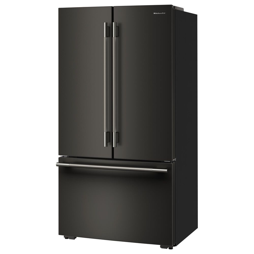 KitchenAid 25 Cu. Ft. Counter-Depth French Door Refrigerator in Black Ore, , large