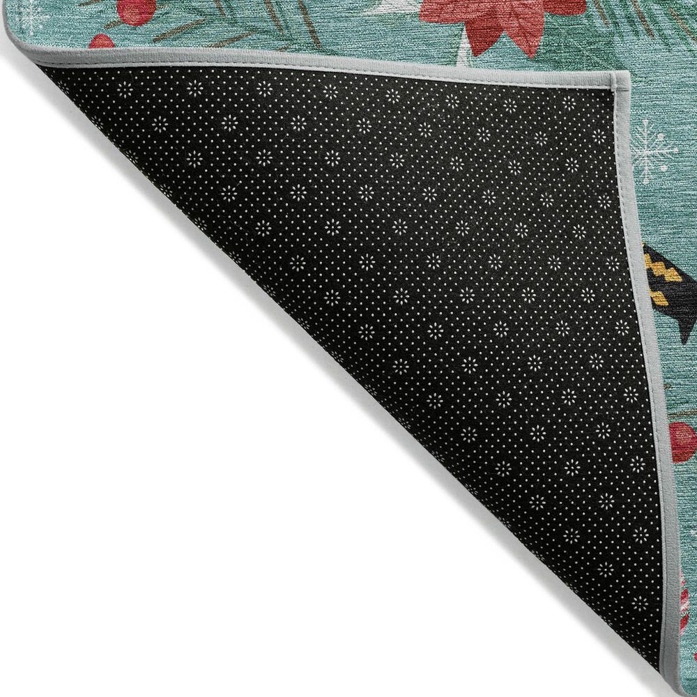 Dalyn Rug Company Wonderland WN30 3&#39; x 5&#39; Teal Indoor/Outdoor Area Rug, , large