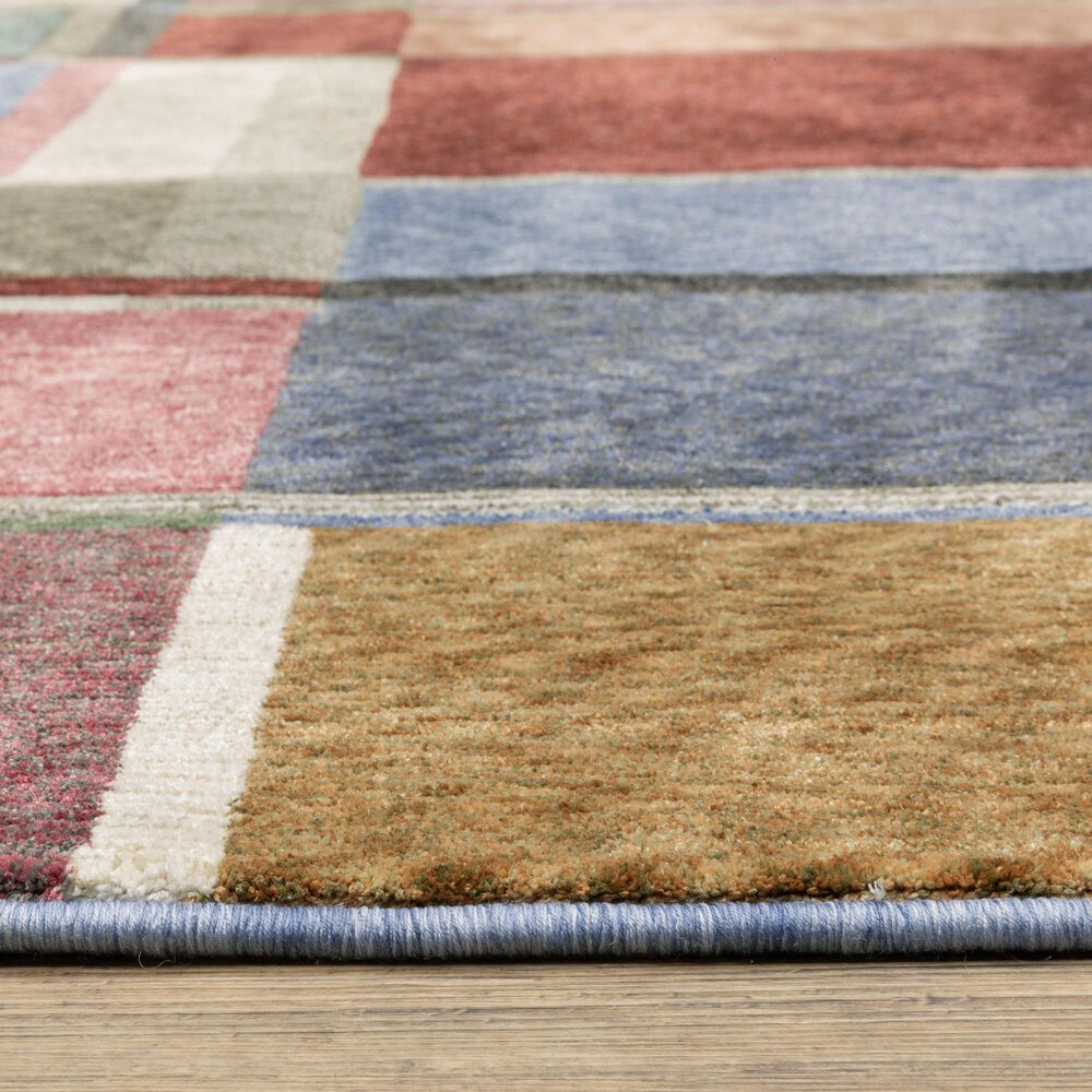 Oriental Weavers Tisdell TIS05 Multicolor 2'3" x 7'6" Runner, , large