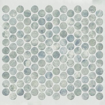 Shaw Embrace Ocean Wash 10.63" x 11.88" Glass Mosaic Sheet, , large