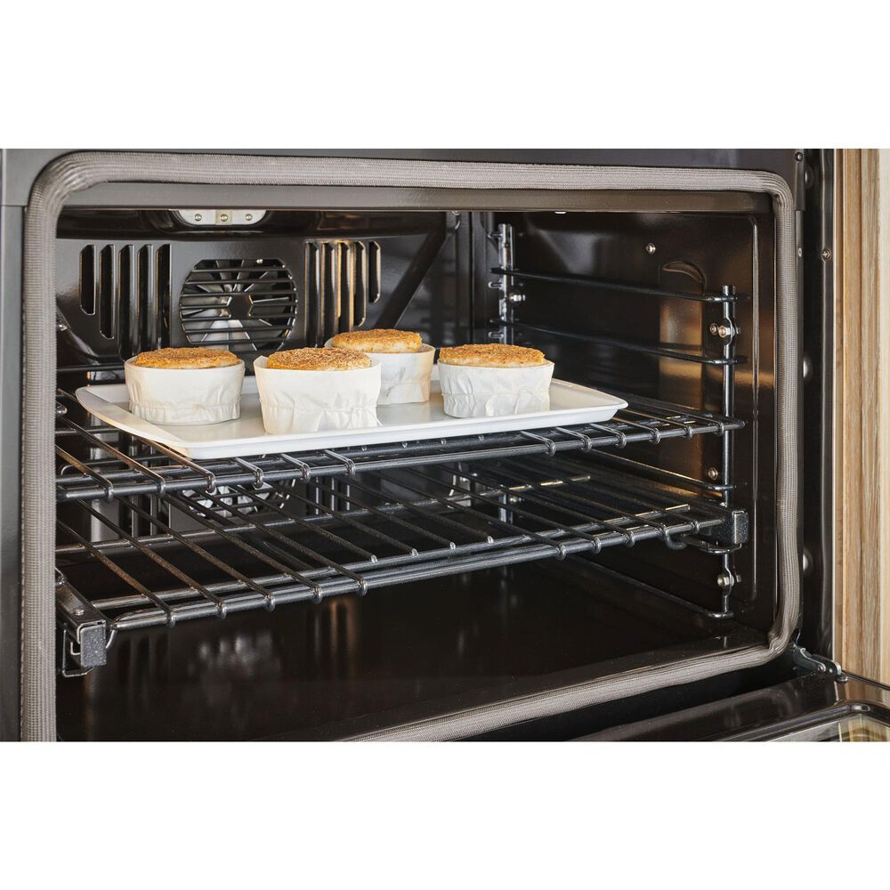 Monogram Statement 30&quot; Smart French Door Electric Single Wall Oven in Stainless Steel, , large