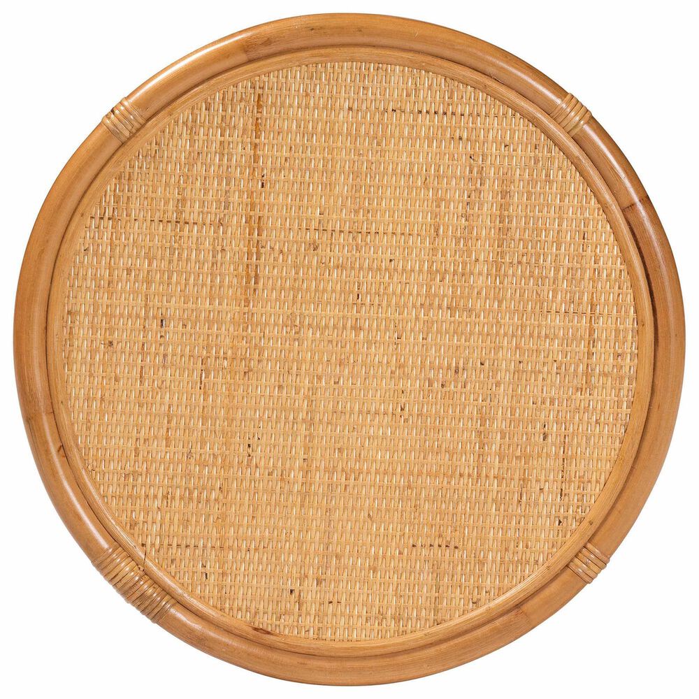 Baxton Studio Louis End Table in Light Honey, , large