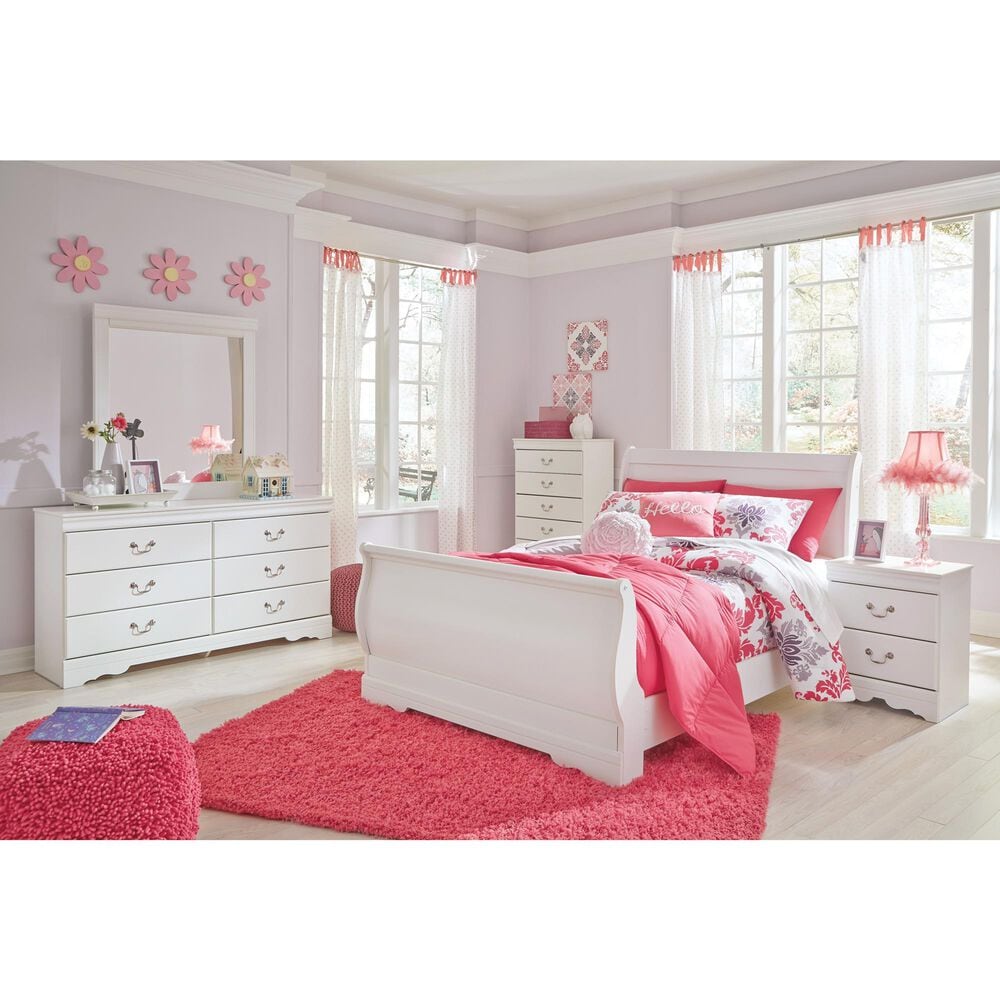 Ashley Anarasia 6 Drawer Dresser in White, , large