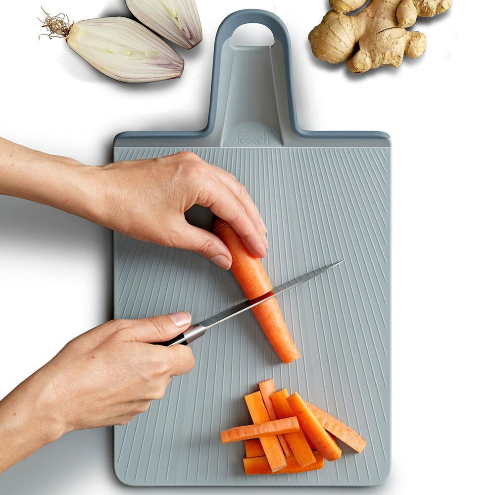 Joseph Joseph Chop2Pot Plus Folding Cutting Board in Pale Blue, , large